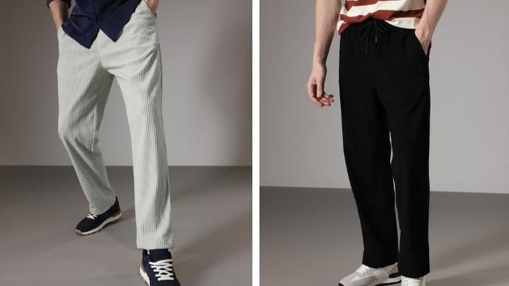 Combo of 2 Men's Caudray Fabric Stylish Pants - ShopzVibe