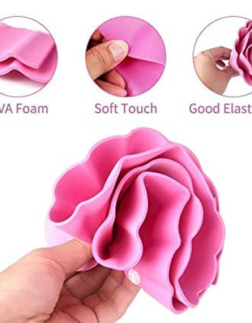 Collection Baby Shower Cap for Kids Adjustable Safe Soft Bathing Baby Shower Hair Wash Cap ( Pack Of 5 ) - ShopzVibe