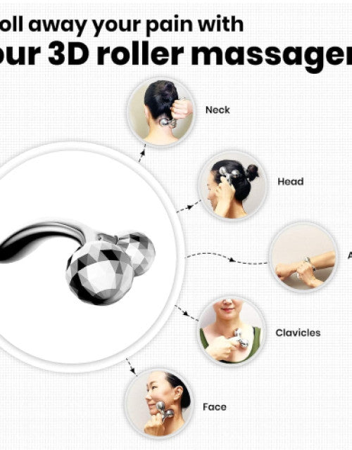 Face Body Roller Massager 3D Reface Massager Roller Y-Shape Body Spa Massager - ShopzVibe