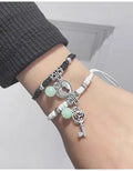 Fashions Radium Hearts Couple Best Friend Sister Korean Bracelet - ShopzVibe