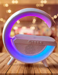 G-Shape LED Wireless Charging Speaker Lamp - ShopzVibe