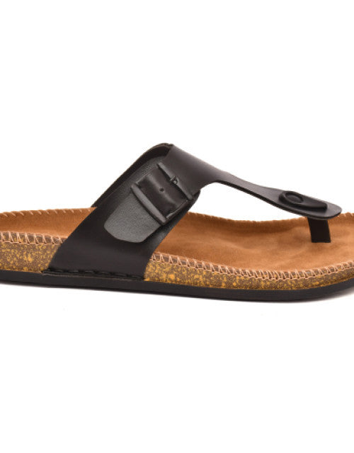 Men T-Strap Slip-On Sandals - ShopzVibe