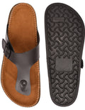 Men T-Strap Slip-On Sandals - ShopzVibe