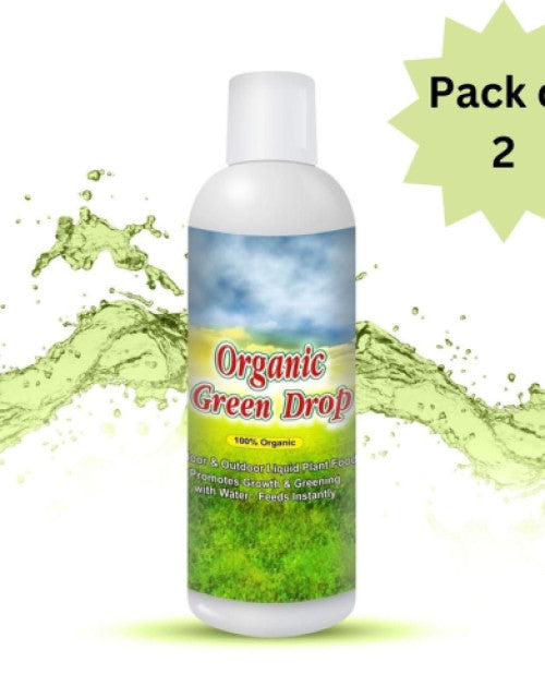 Organic GreenDrop Plant Food Liquid Fertilizer For Plant Growth & Greening Pack of 2 - ShopzVibe