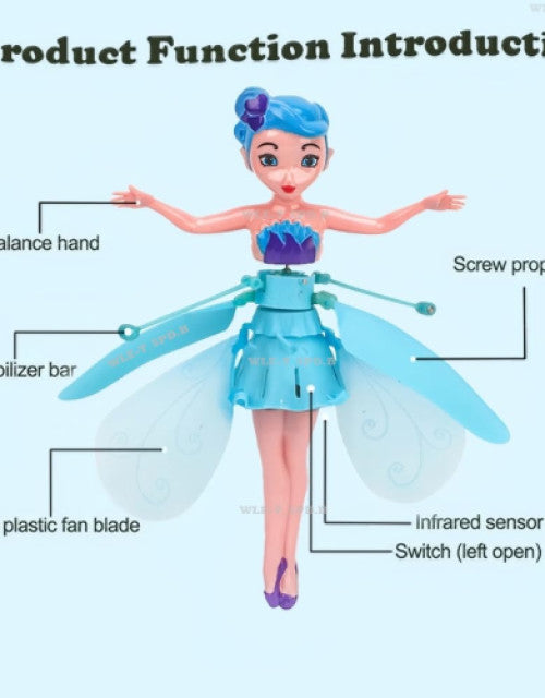 Princess Doll for Kids_Magic Flying Fairy Doll for Girls and Boys - ShopzVibe