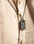 Ram Baan MicroCarved Tag Necklace - ShopzVibe