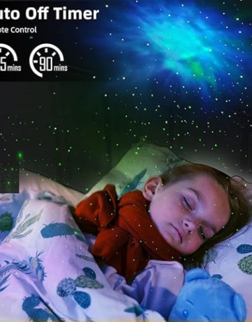 Tech Trends Star Galaxy Astronaut Projector Night Light LED Lamp for Bedroom with 360° Adjustable Timer and Remote Control - ShopzVibe