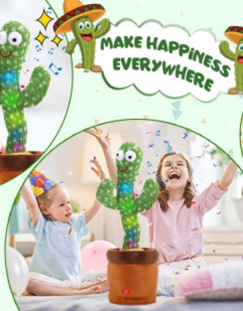 Toys Talking Cactus Baby Toys Dancing Cactus - ShopzVibe